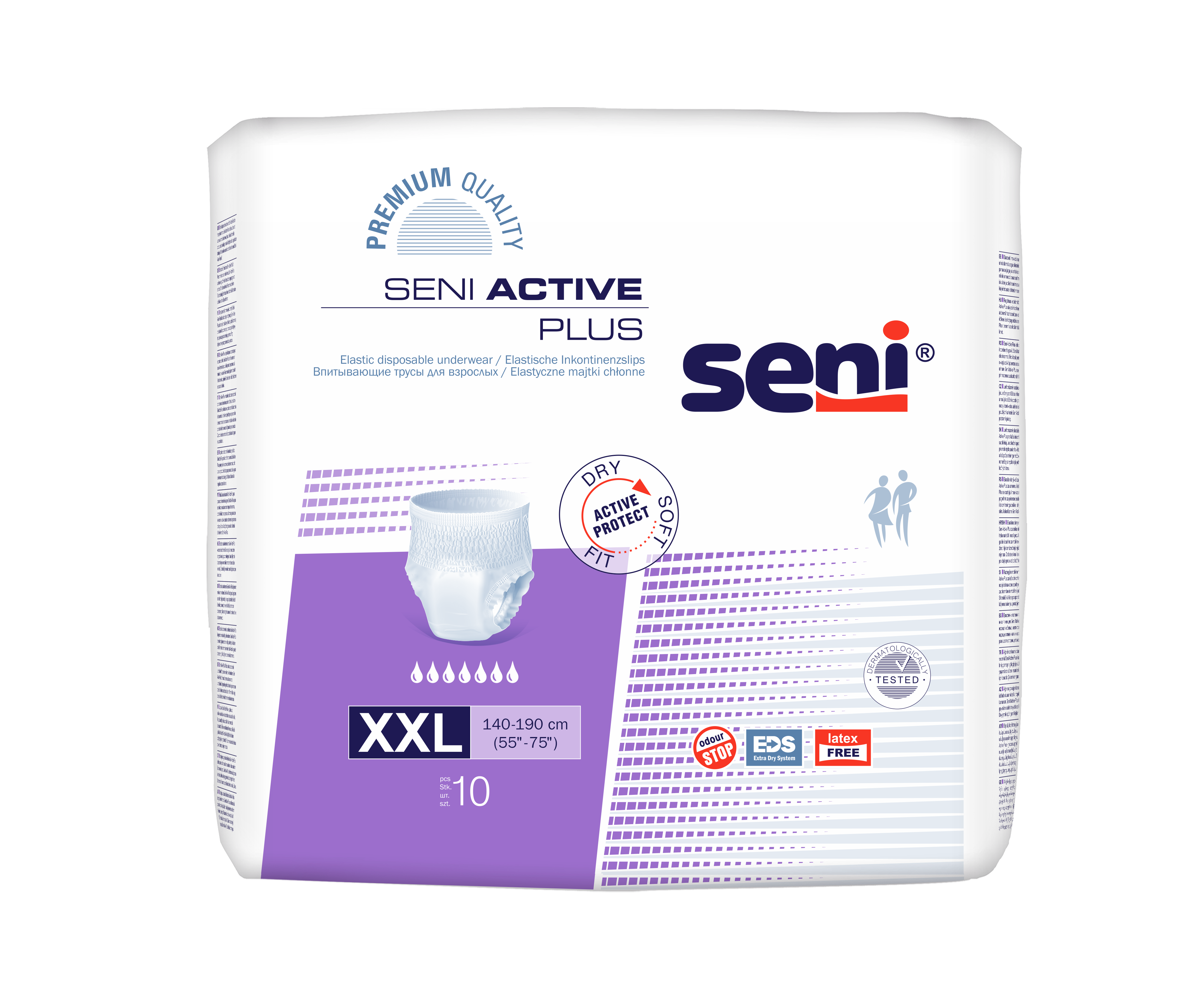 Seni Active Plus 2-XL - 10 Pants für Männer und Frauen bei schwerer Harninkontinenz Seni Active Plus 2-XL - 10 Pants für Männer und Frauen bei schwerer Harninkontinenz